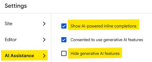 AI Assistance