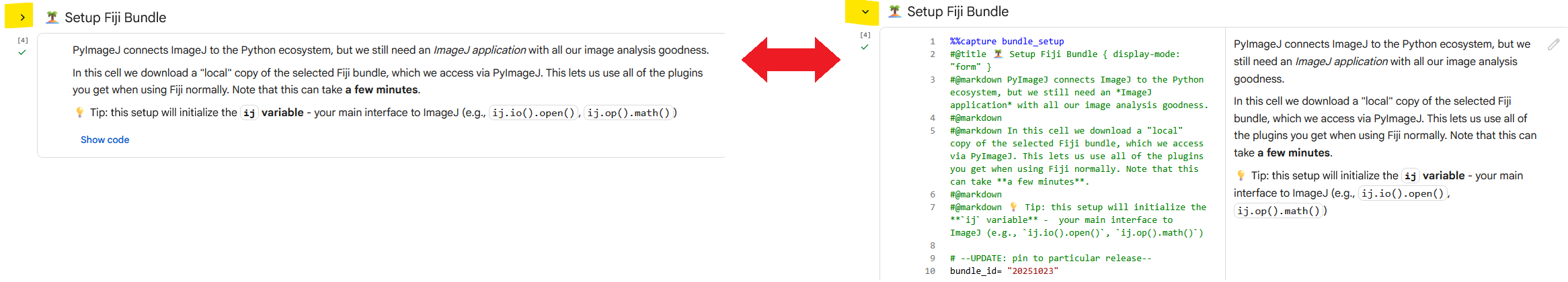 Show/Hide Code